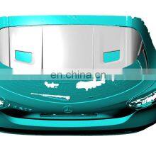 Модифицированный роскошный задний крышечный спойлер из углеродного волокна W176 для Mercedes Benz W176 A45 Хэтчбек 4-дверный 2013 - 2018 годов thumbnail-2