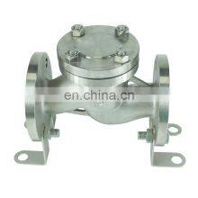 DKV DN50-DN300 DIN 3202 F6 Pn16 Stainless Steel 304 Water Swing Check Valve for Sea Water thumbnail-4