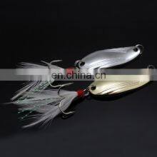 Metal Hot Selling Artificial Sequins Metal Bass Fishing Spoon Lures Pesca thumbnail-3