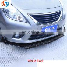 Honghang Factory Supply New Style Front Lips, Gloss Black+Red Universal Front Bumper Lips For All Coupes And Sedans thumbnail-5