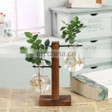 Retro Tabletop Hydroponics Flower Glass Vase thumbnail-3