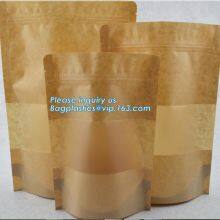 Kraft Paper Pouch, Odor Proof Bags, Zip Top Waterproof For Food Storage, Heavy Duty Ziplock, Heat Sealable thumbnail-4