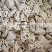 Sinocharm BRC Approved 6-9g/pc Lotus Root Cut Frozen IQF Lotus Root Chunks thumbnail-4