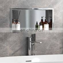 High Quality Black Stainless Steel Gold White Brushed Nickel Bathroom Wall Metal Recess Shower Niche Shelf