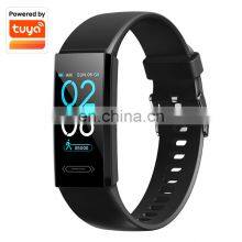 Tuya 2021 New Band Body Temperature Detection Fitness Watch With Heart Rate Monitor