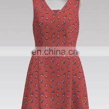 Small Flower Rayon Printed Fabric for Dress and Skirt thumbnail-5