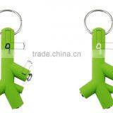 OEM Branch Shape Headphone Music 3 Way Splitter thumbnail-2