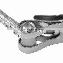 Universal 1/2 Mild Steel Assembly Exhaust V Band Clamp and Flange Kit Effective Fasten Combo 2.5'' Flange, 2.75'' Clamp thumbnail-2