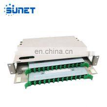 FTTH Outdoor 19 Inch Fiber Optic Equipment Rack Wall Mount Patch Panel Terminal Box Cabinet ODF thumbnail-4