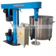Electric Lifting Batch High Speed Disperser ABB Motor Chemicals Dye Dispersion Mixer SUS316L High Shear Disperser for Ink thumbnail-1