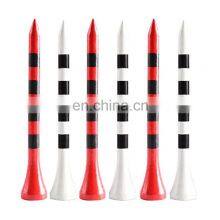 OEM Wholesale High Quality Premium Logo Bullet Shaped Eco Friendly Golf Wooden Bamboo Tees for Boys 7-12 Scale Mark thumbnail-3