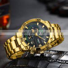 NIBOSI Mens Fashion Casual Quartz Chronograph Watches Fashion Luminous Stainless Steel Band Wristwatches for Men Custom 2524 thumbnail-4