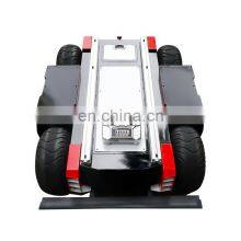 Cool outlook visually designed new model AVT-ZW10 wheeled robot chassis land 4wheel robot selfdriving delivery robot