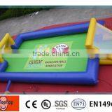 0.9mm PVC Outdoor Durable Inflatable Soccer Field for kids inflatable football game