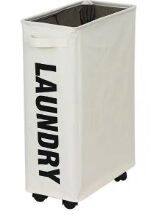 Customizable Color Rectangular Laundry Hamper With Wheels Easy-to-Operate Polyester Design for Home Bathroom Packed in Carton