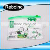 Hight Quality PVC Red File Document Plastic Button Bag