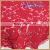 TL039A Wholesale Customize Banquet Weeding Party Hot Red Lace Table Cover for Sale thumbnail-1