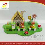 Easter Decorative Train With Wooden Rabbit thumbnail-1
