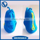 2016 Silicone Larva Cartoon Pencil Case thumbnail-4