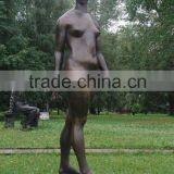 Metal Nude Lady Art Statue