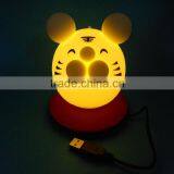 Silicone Soft Baby Room Thermometer LED Night Light