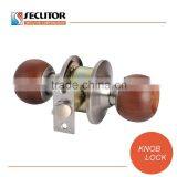 China Round Wooden Hand Door Knob