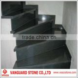 Natural dark grey g654 granite , g654 grantite stairs with high quality