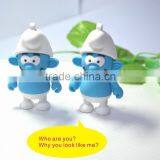 Cheap Custom LED Keychain Promotional Rubber Keyring thumbnail-5