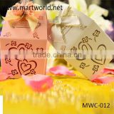 pink romantic wedding favor gift boxes,gift boxes for wedding(MWC-012)