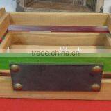 Distressed Wooden Crate With Blackboard for Gardening thumbnail-1