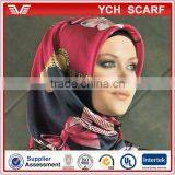Jacquard Classical Polyester Saudi Hijab for Lady thumbnail-1