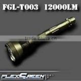 Flexgreen 90w 12000lm high 12 xml T6 led torch
