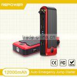 Multi Function Portable 12000mah Vehicle Car Jump Starter 12V thumbnail-2