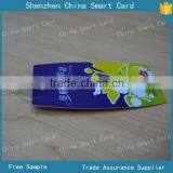 Offset Printing Pvc Luggage Tag With Customized Size and Shape, Die Cut Size Luggage Tag With Punched Hole