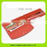 16898 RFID Blocking Genuine Leather Bright-coloured Fashion Design Lady Wallet thumbnail-4