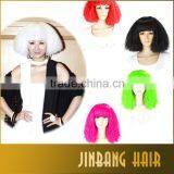 2016 New Premium Synthetic Hair Wig Black Colored Cosplay Party Wig For Wholesale thumbnail-5