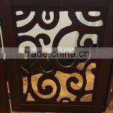 Foldable Wooden Pet Gate With Different Carve Patterns thumbnail-3