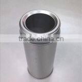 Clear Window Cylinder Small Tin Can for Food and Gift