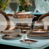 embossed heavy gold luxurious new collection of porcelain inexpensive dinnerware wholesale