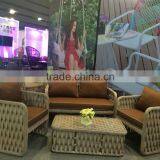 2016 NEW DESIGN WIDE FLAT WICKER CHAIR thumbnail-1