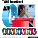 TW64 Bluetooth Smart Watch Smartband Waterproof Passometer SmartWatch Android For iPhone 6 5 5S IOS Samsung S5 Note 4 2015New