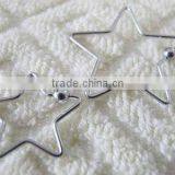 Wholesale Star Shaped BCR Stainless Steel BCR With 4mm Balls Unique Cheap BCR Body Jewlry thumbnail-1