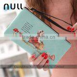 Multicolor Lady Leather Branded Phone Wallet