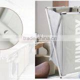 600D Oxford Cloth Durable Portable and Folding Dirty Clothes Basket,Garment Laundry Basket Closed thumbnail-3