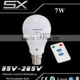 Infrared Remotely Controlled 10m E27 B22 7W Rechargeable Emergecy Magic Bulb Light thumbnail-2