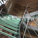 Steel Structure Curved Glass Stairs or Glass Helical Staircase thumbnail-4
