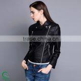 PU Leather Jackets Women 2016 Winter thumbnail-2