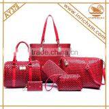 Chinese Supplier Wholesale 6pcs In a Set Ladies Handbags At Low Price Quality Choice thumbnail-5