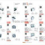 Glass Bracket Zinc Alloy Glass Clamps Glass Shelf Bracket thumbnail-2