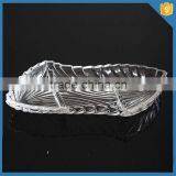 LXHY-T038 Crystal Glass Clear Partition Dinner Plate